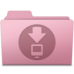 Downloads Folder Sakura Icon 256x256 png